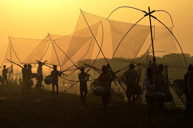 Bangladeshi fishermen