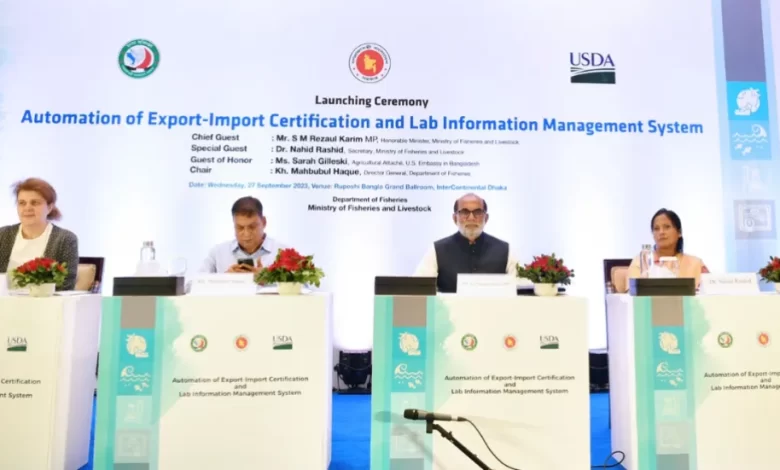 E-certification launched for fish shrimp export, import